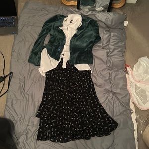 Lightweight white button up shirt Size:XL